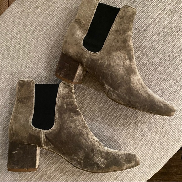 Madewell boots velvet 8 - Picture 1 of 3